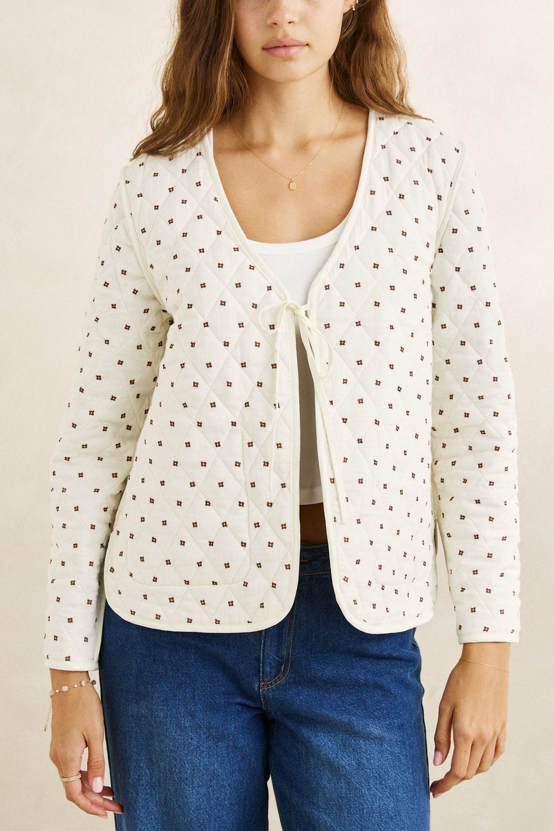 Rhythm London Check Reversible Quilted Jacket