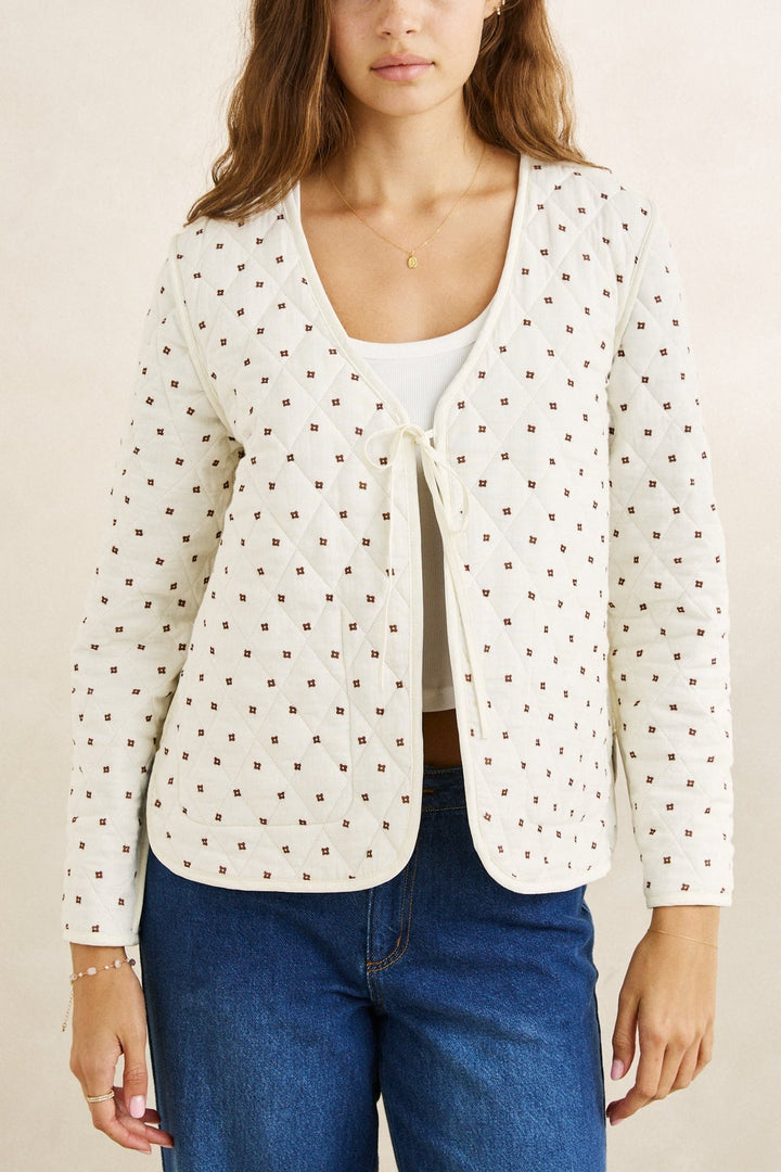 Rhythm London Check Reversible Quilted Jacket