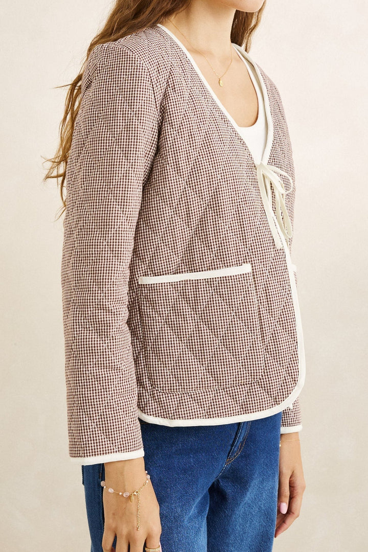 Rhythm London Check Reversible Quilted Jacket