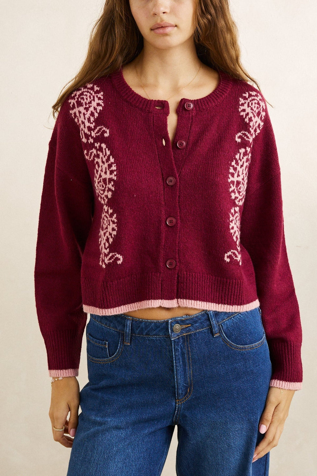 Rhythm Sandy Crop Cardigan