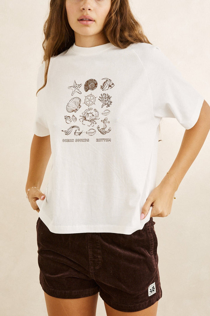 Rhythm Ocean Sounds Raglan T-Shirt