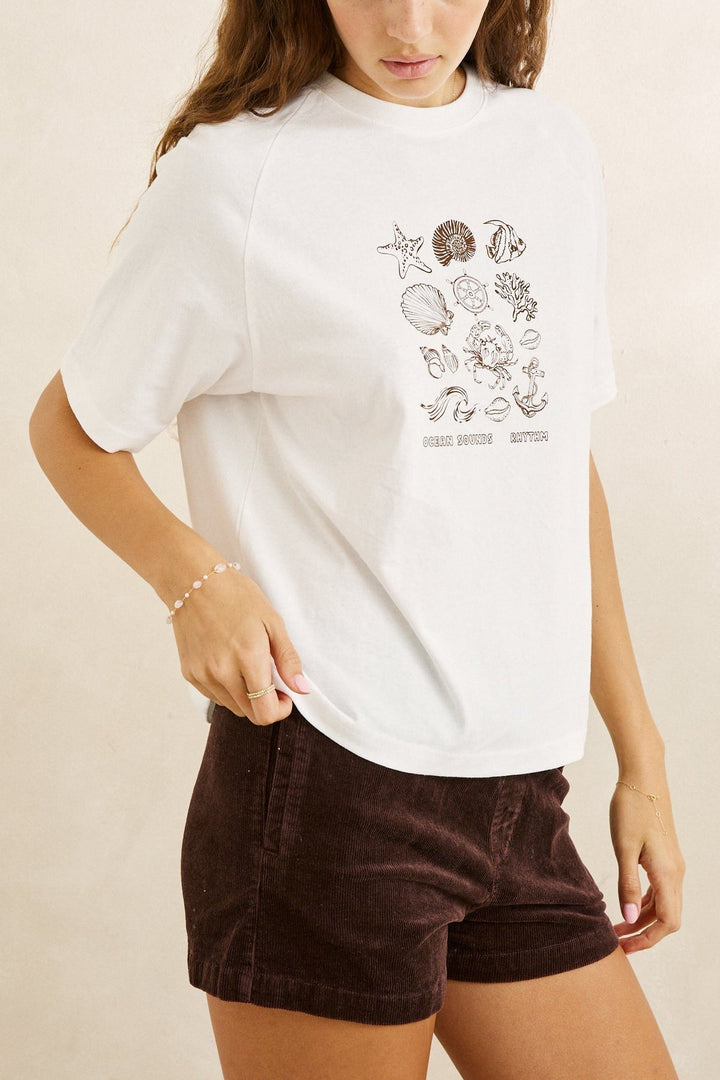 Rhythm Ocean Sounds Raglan T-Shirt