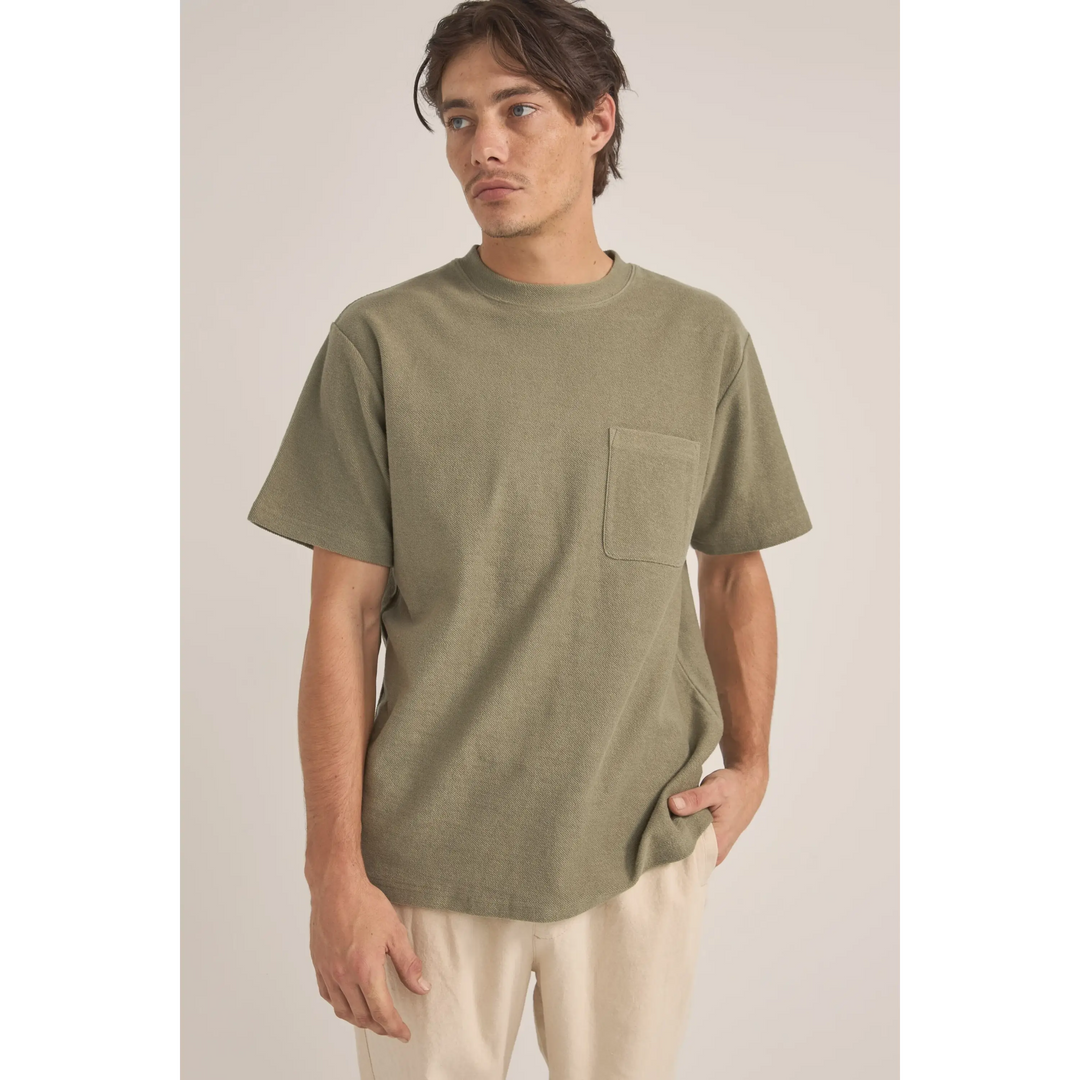 Rhythm Contrast Vintage Terry T-Shirt 