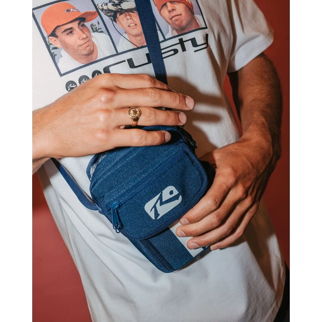 Rusty White Lines Crossbody Bag 