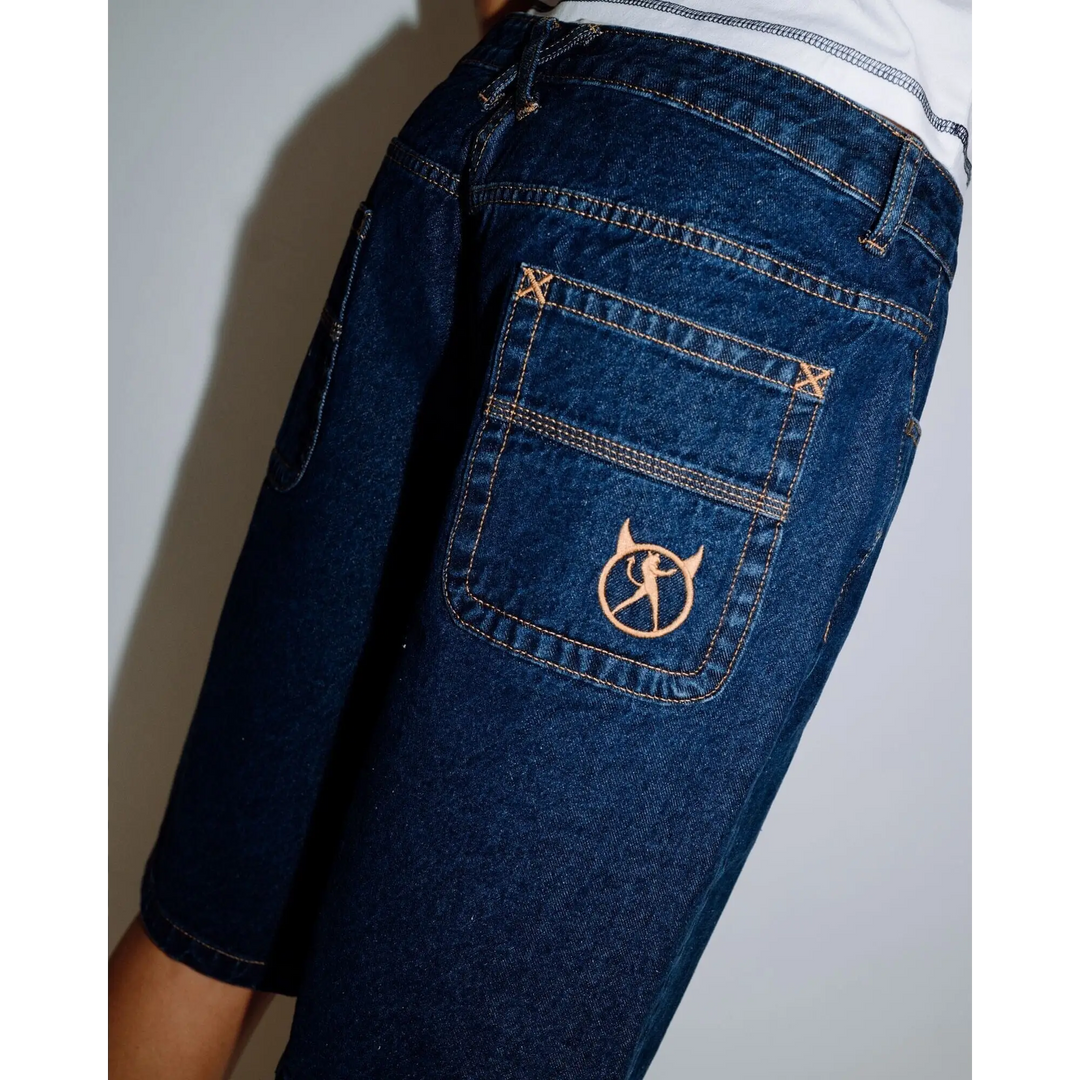 Rusty Bethany Baggy Low Rise Denim Jorts 