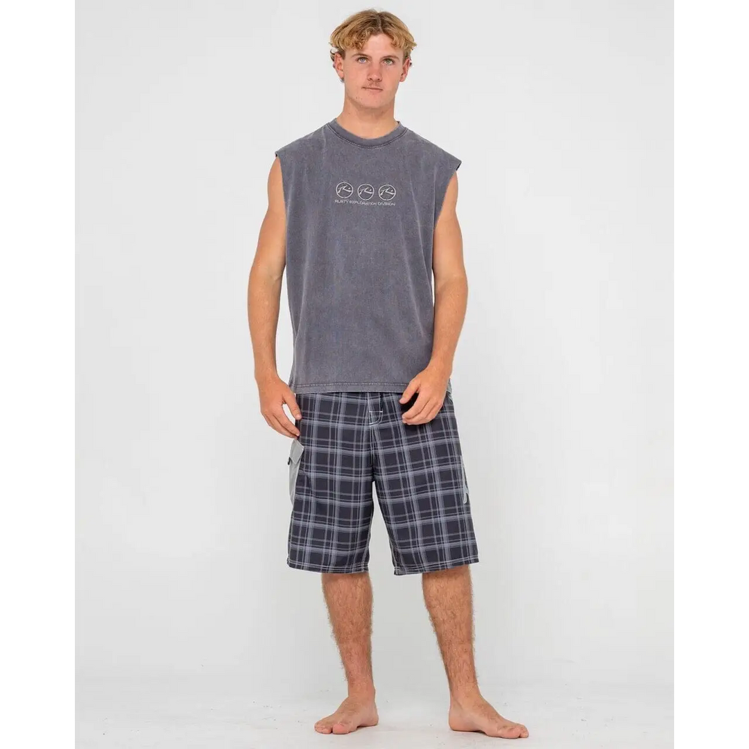 Rusty Crusoe Heavy Boxy Muscle Tank 