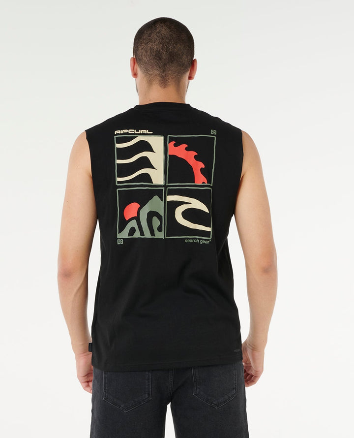 Rip Curl Vaporcool Search Peaks Muscle