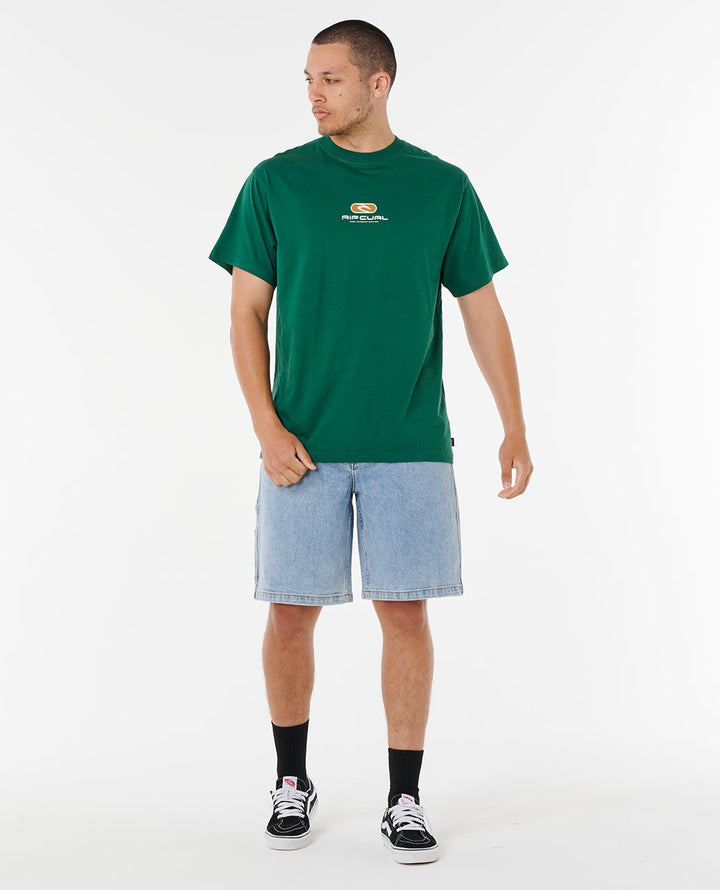 Rip Curl Pill Icon T-Shirt - Mountain Green