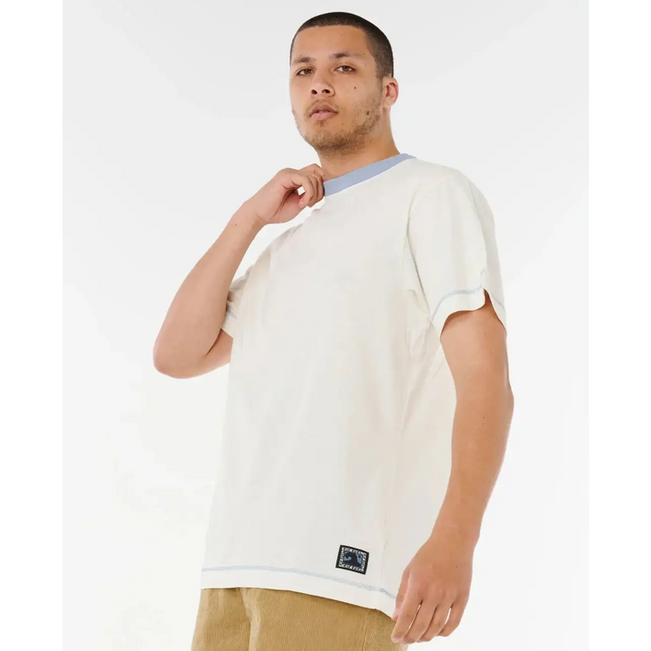 Rip Curl Artist of the Search Ty Williams Ringer T-Shirt Bone S 