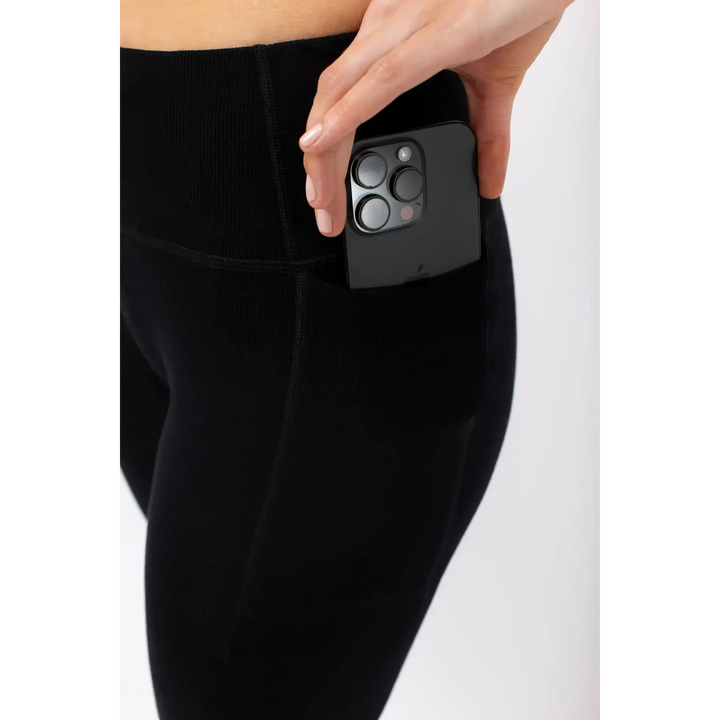 Eivy Pocket Merino Wool Rib Tights