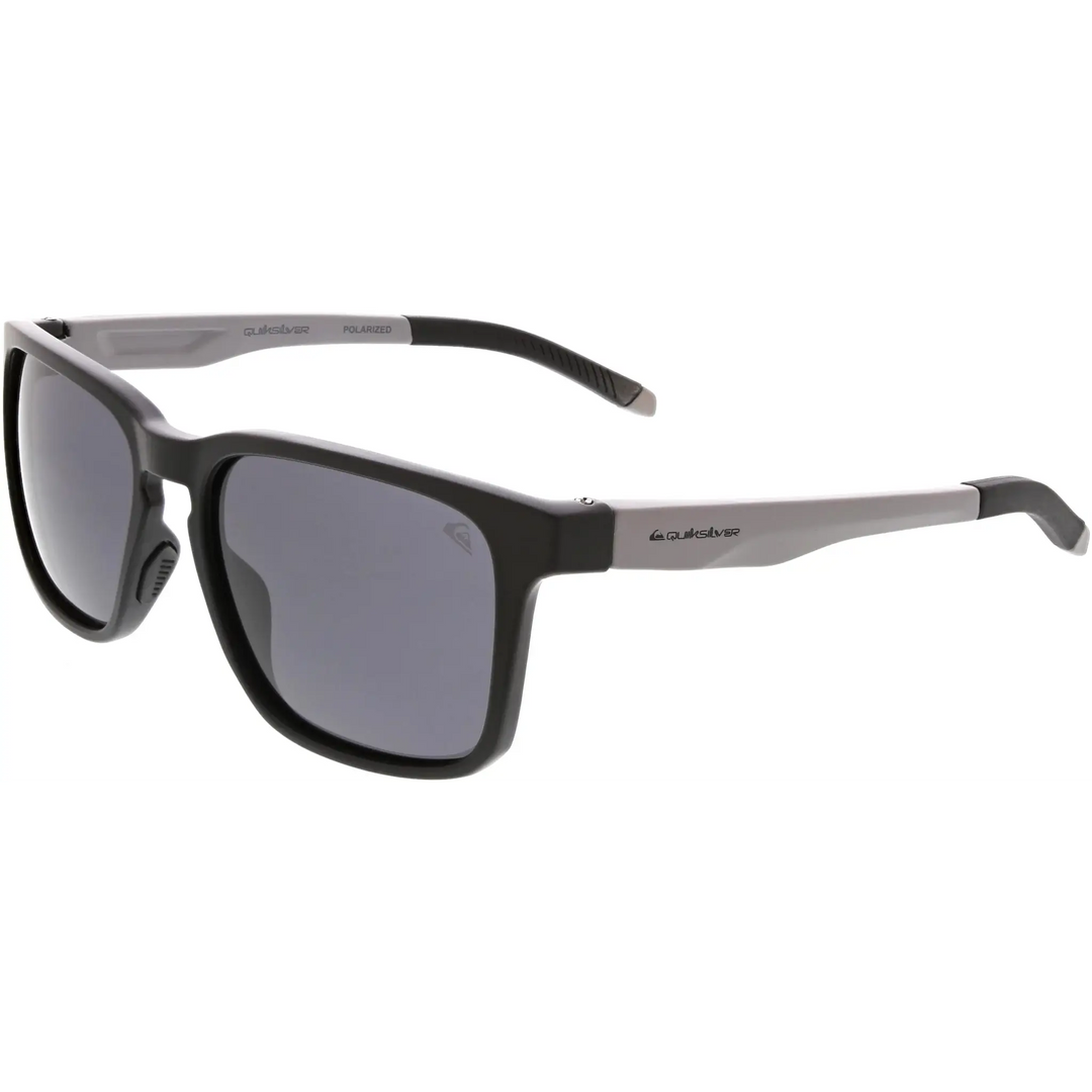 Quiksilver Seas the Day Polarised Sunglasses - Black / Smoke Solid
