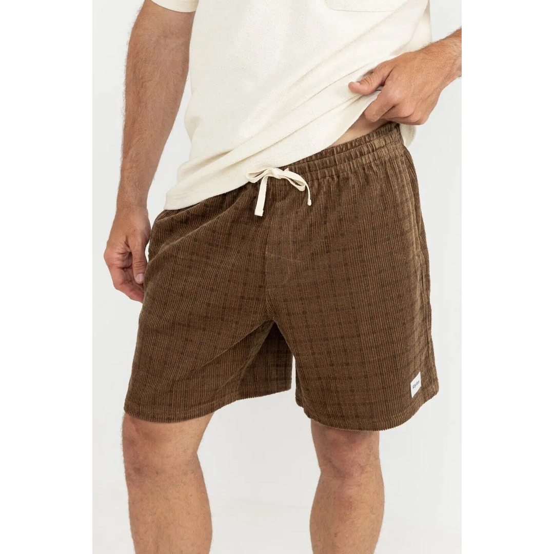 Rhythm Cord Check Jam Shorts 