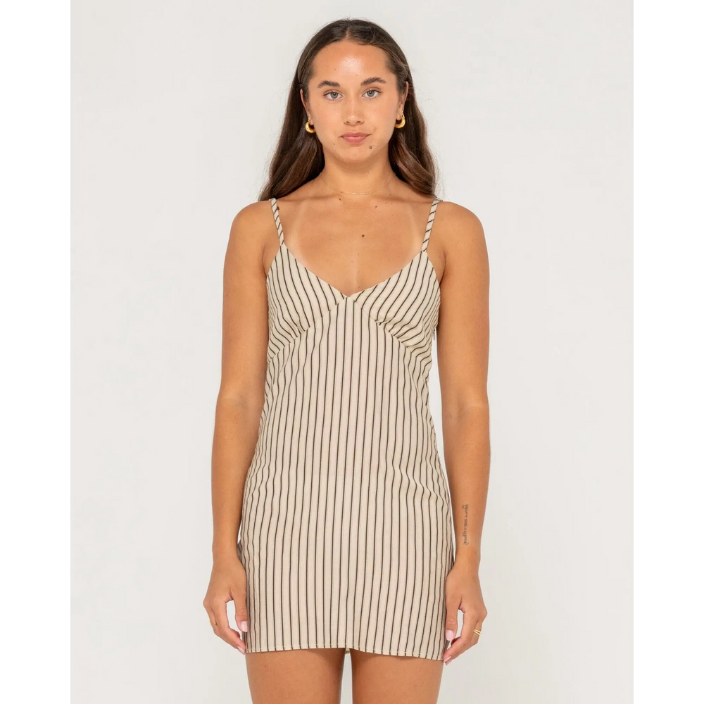 Rusty Sandy Stripe Mini Dress 