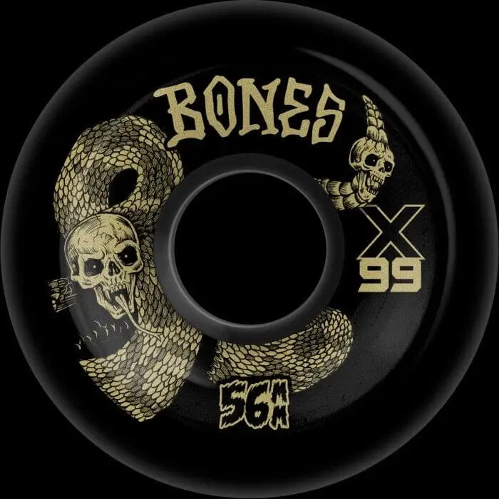 Bones X-Formula Death Venom V6 Widecut 99a Skate Wheels 