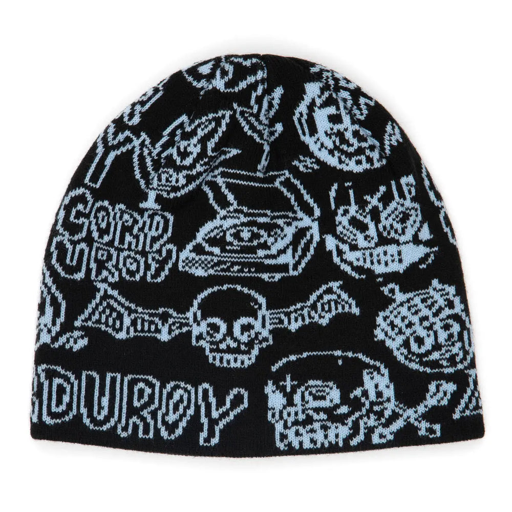 Autumn FOS Skully Beanie - Blue