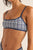 Rhythm London Check Hi Crop Bikini