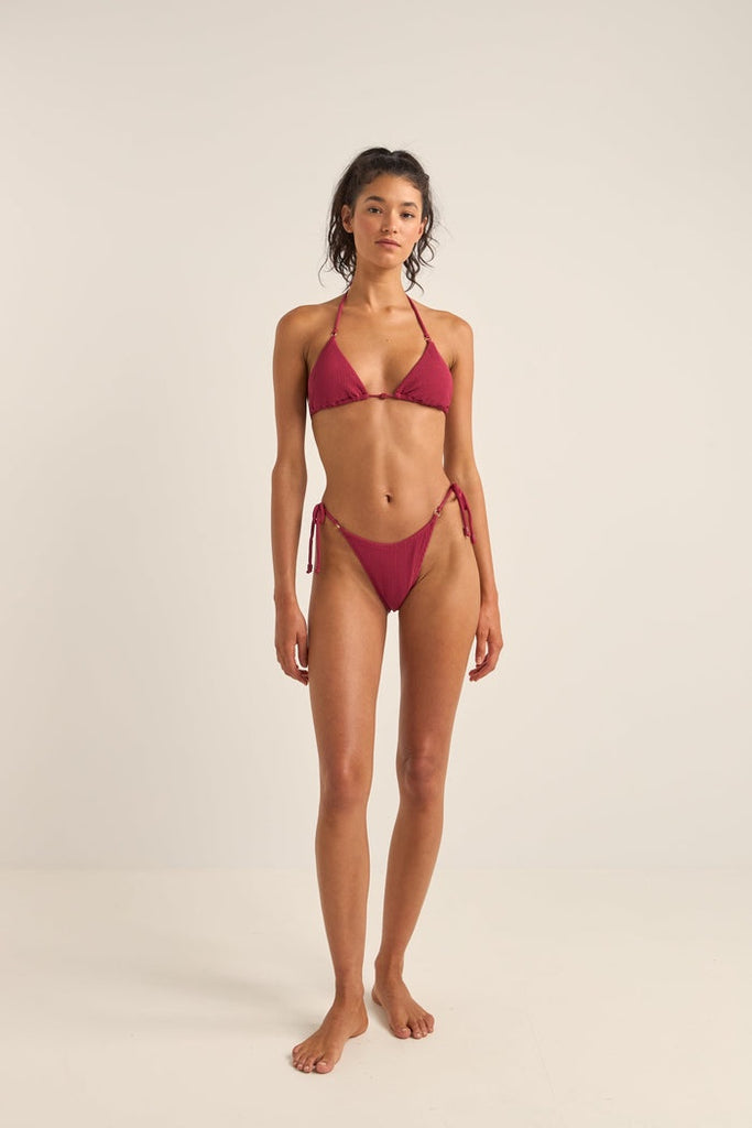 Rhythm Isla Rib Slide Tie Bikini