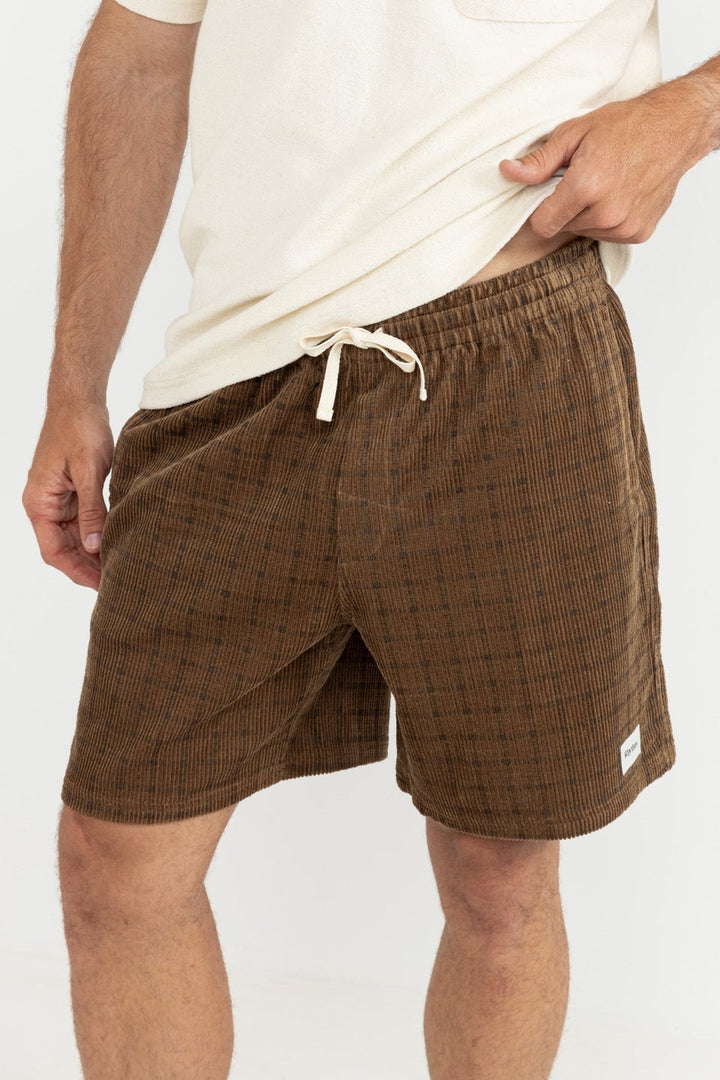 Rhythm Cord Check Jam Shorts