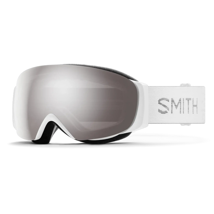 Smith I/O Mag S Snow Goggles - White Chunky Knit / Chromapop Sun Platinum Mirror