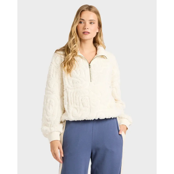 Billabong Le Love Half Zip Fleece Pullover