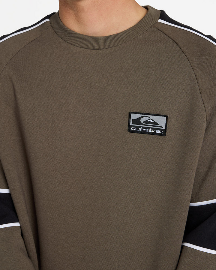 Quiksilver Lines Panel Crew Neck