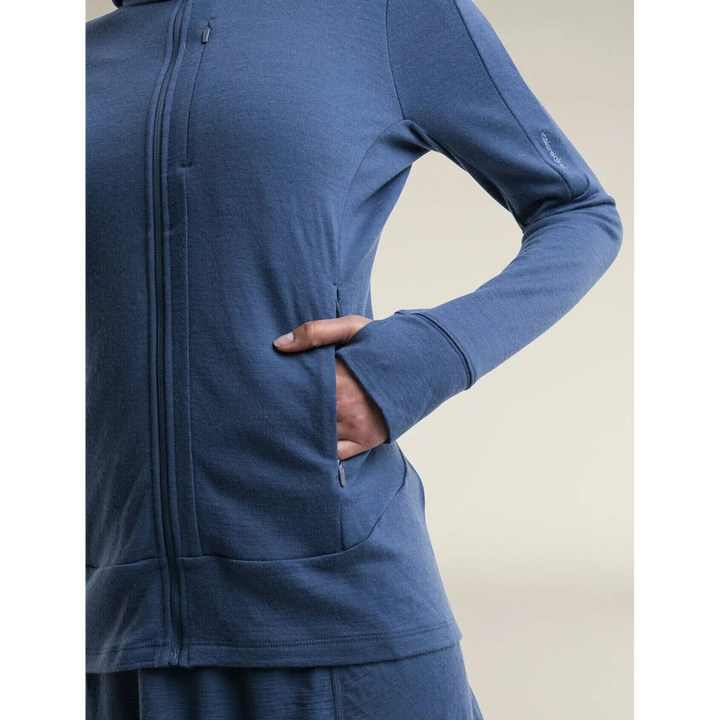 Icebreaker Womens Merino 260 Quantum Long Sleeve Zip Hoodie 