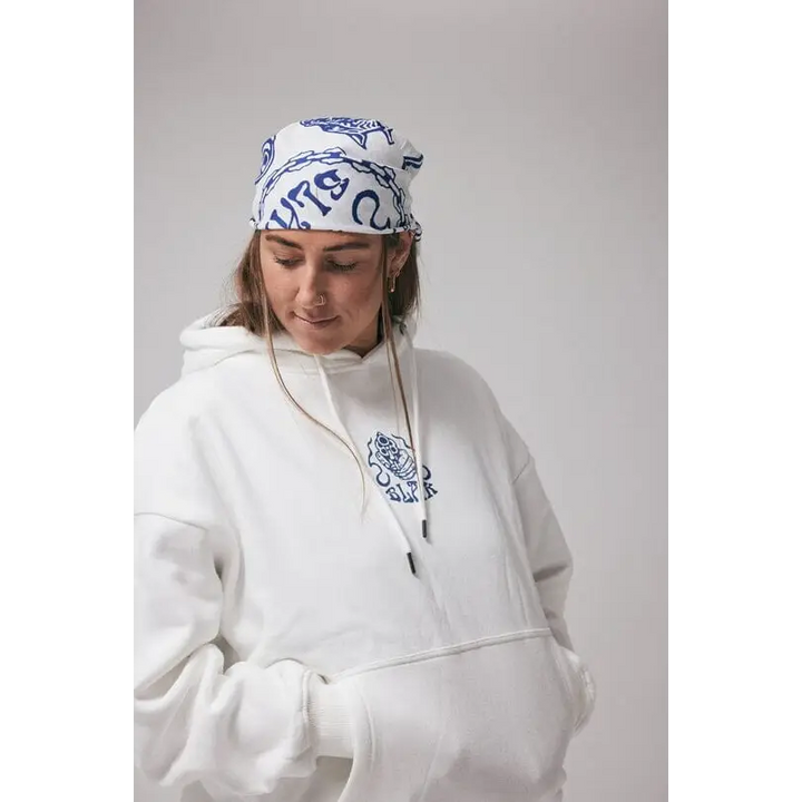 Blak Misfit Mentality Bandana White 