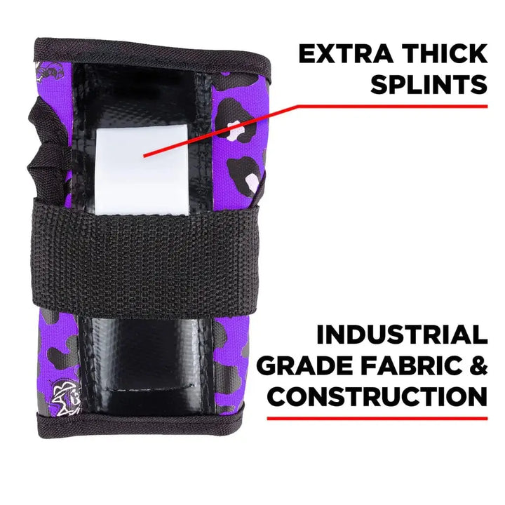 187 Six Pack Junior Skate Pads - Staab Purple 