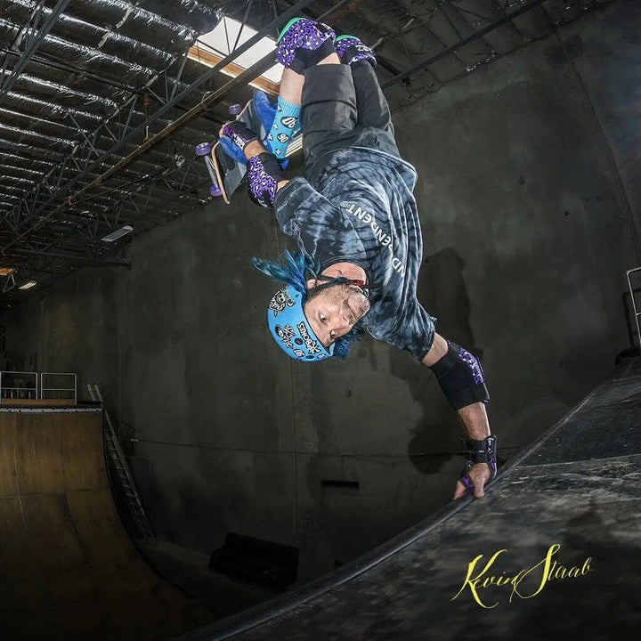 187 Six Pack Junior Skate Pads - Staab Purple 