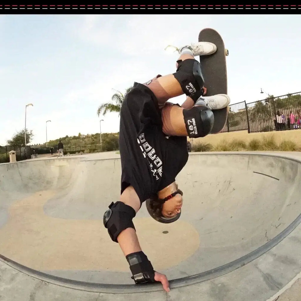 187 Six Pack Skate Pads - Black 