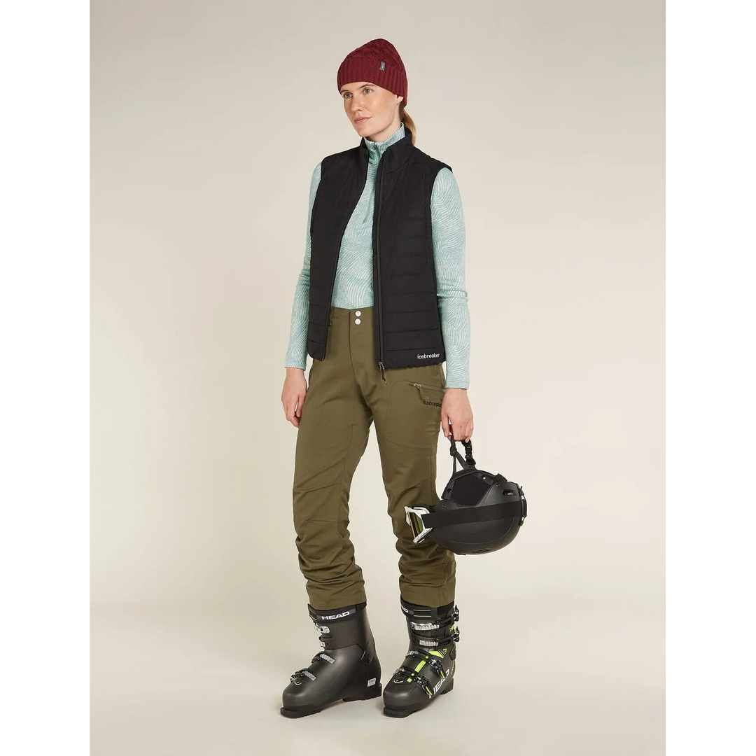 Icebreaker Womens Merino 260 Vertex Long Sleeve Half Zip Frozen Forms 