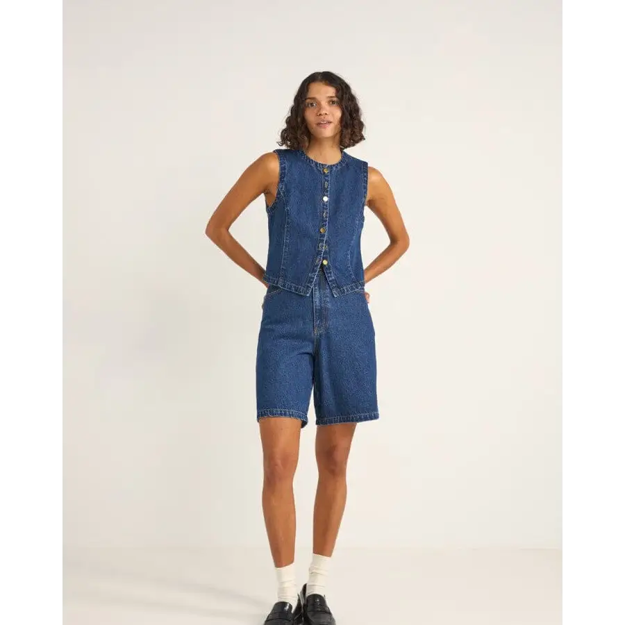 Rhythm Gia Denim Vest 