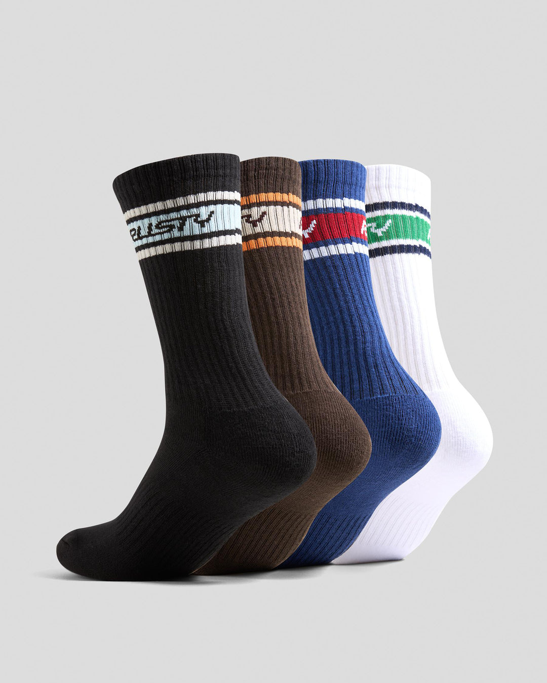 Rusty Pit Crew 4 Pack Socks