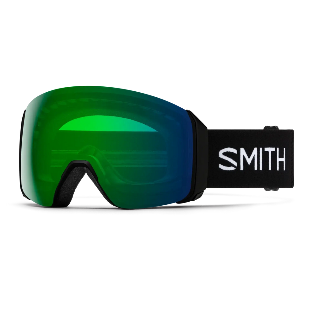 Smith 4D Mag XL Snow Goggles - Black / Chromapop Everyday Green Mirror
