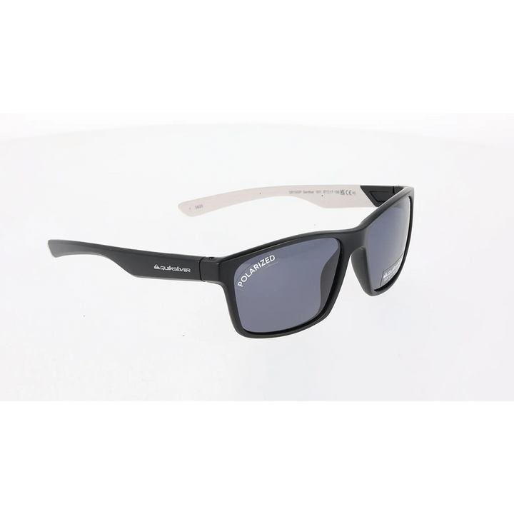 Quiksilver Sandbar Sunglasses - Matte Black / Smoke Solid