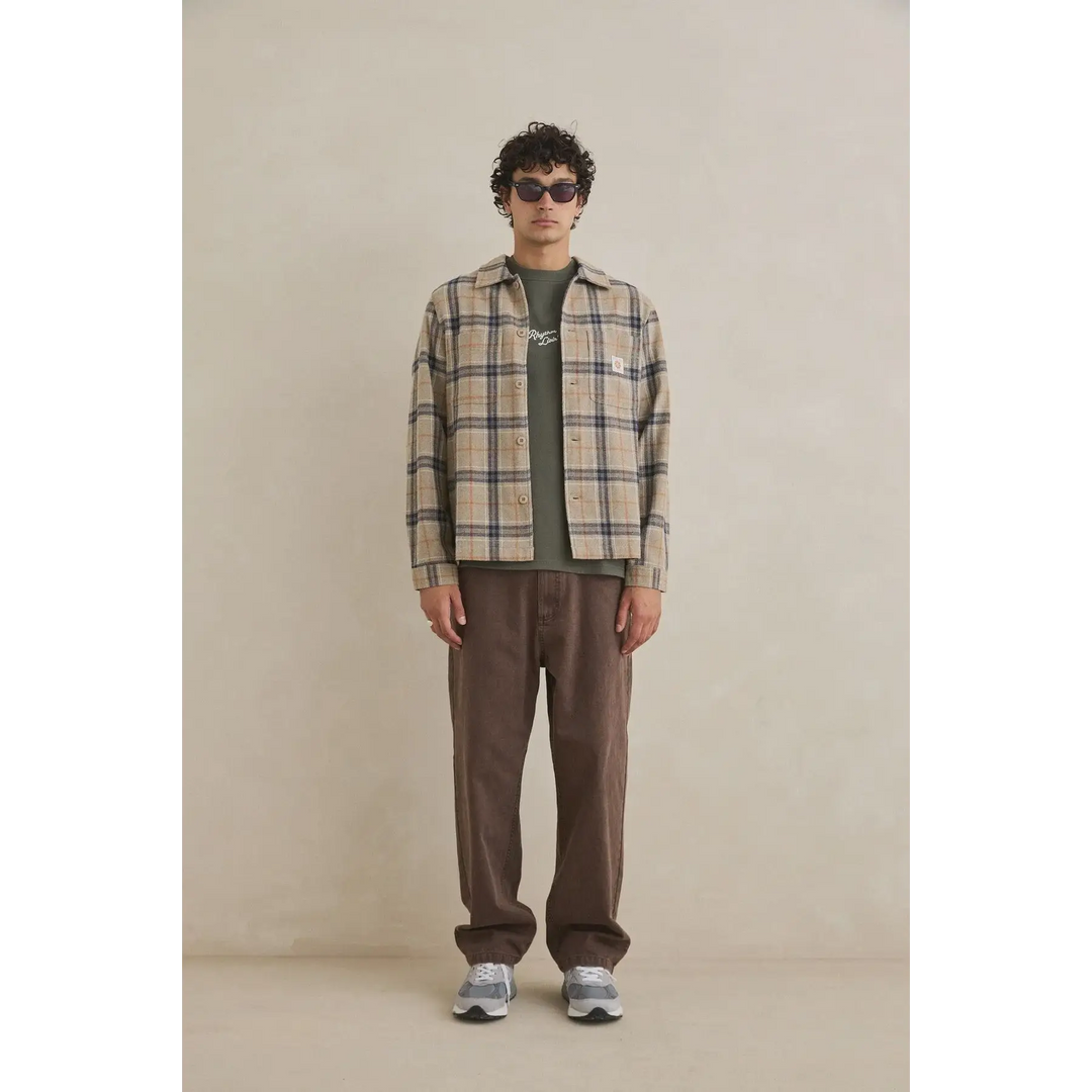 Rhythm Oscar Check Long Sleeve Shirt