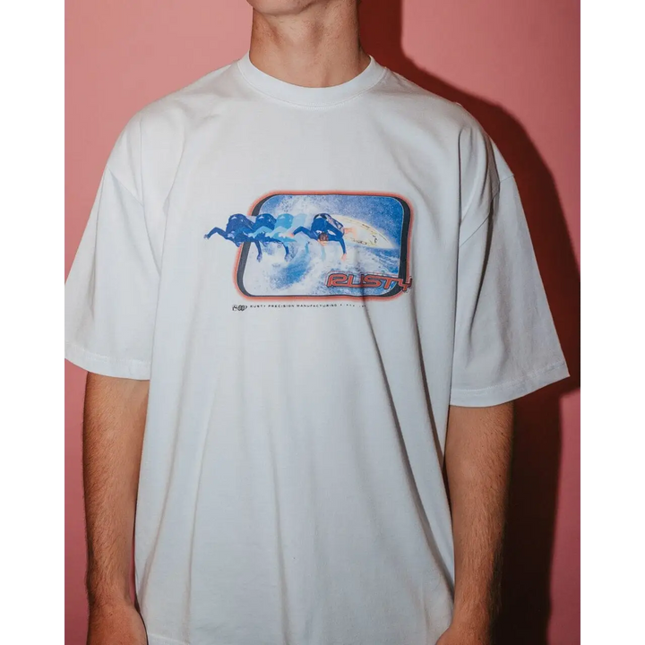 Rusty Tidal Kombat Graphic T-Shirt 