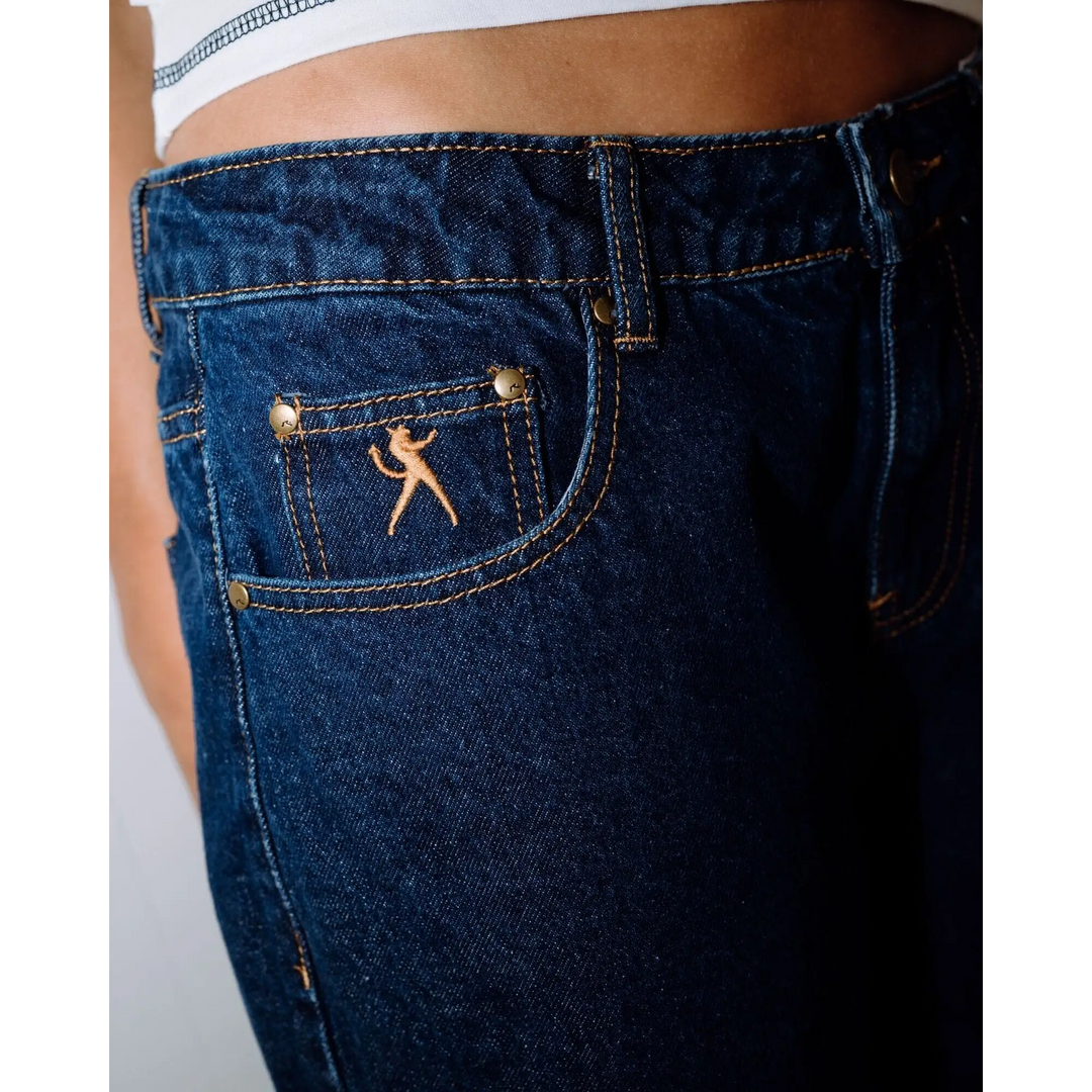 Rusty Bethany Baggy Low Rise Denim Jorts 