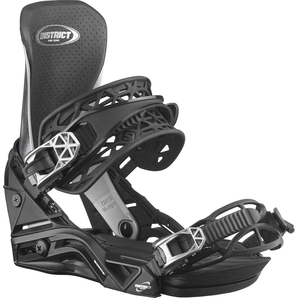 Salomon District Pro Team Snowboard Bindings 2025 