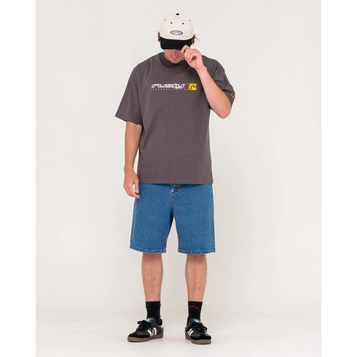 Rusty Kick Flip Embroidered Two-Toned Dad Cap 