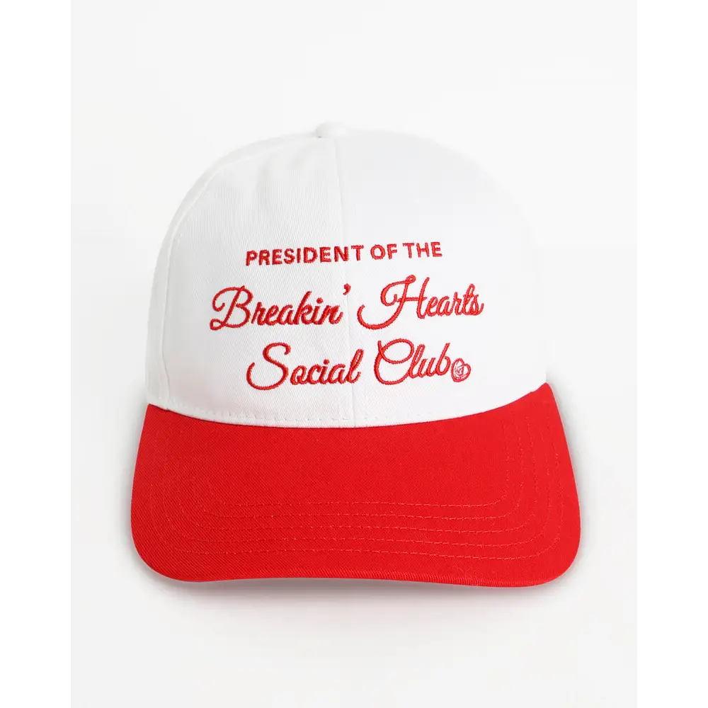 Volcom Breakin Hearts Cap - White