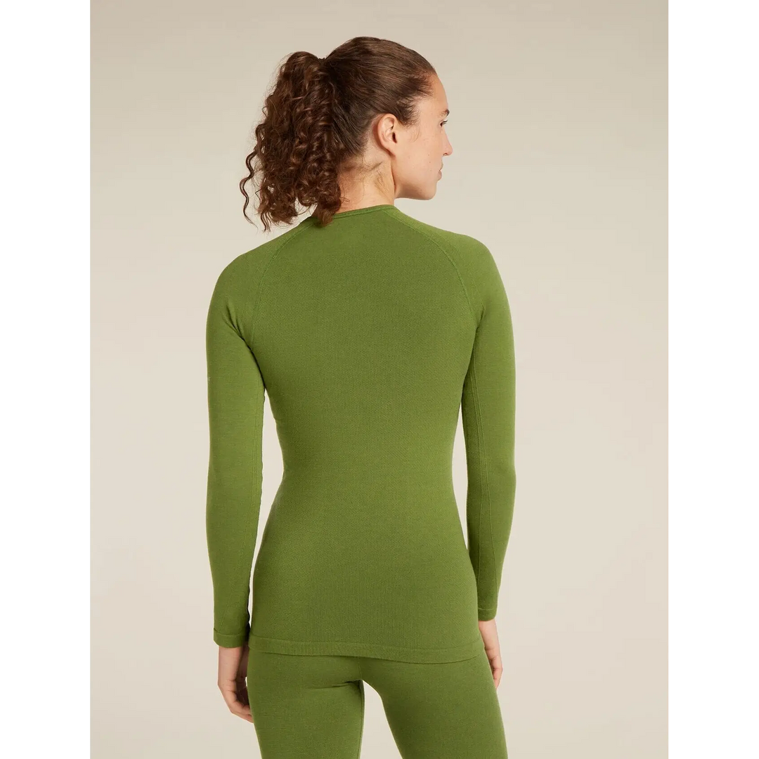 Icebreaker Womens Merino Blend 260 ZoneKnit Seamless Long Sleeve Crewe 