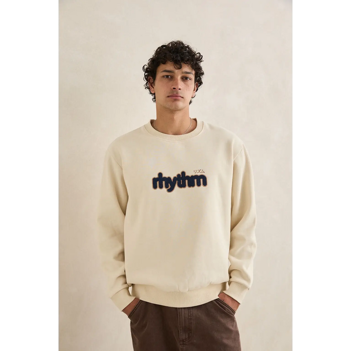 Rhythm Applique Fleece Crew