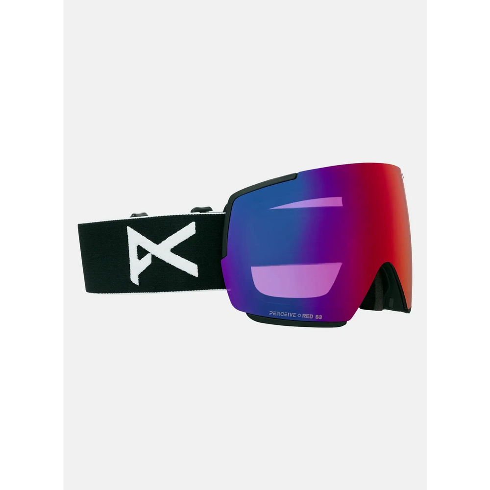 Anon M5 Goggles + Bonus Lens + MFI® Face Mask Black / Perceive Sunny Red / Cloudy Burst 