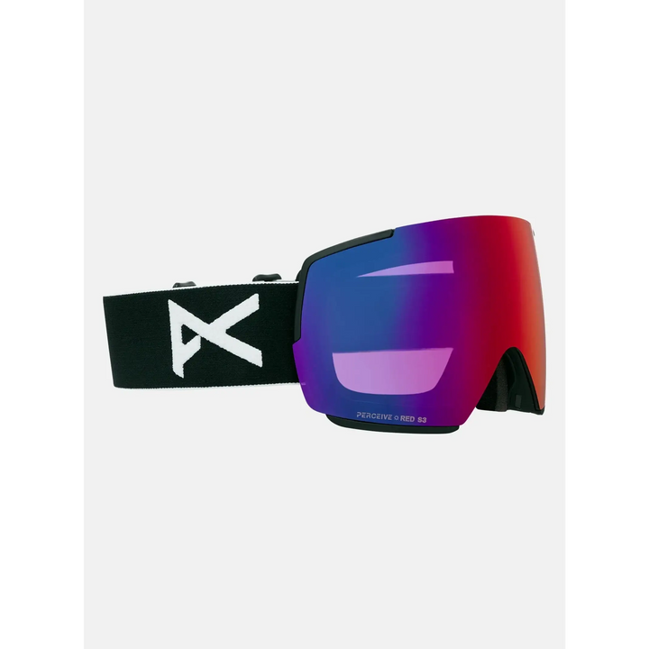 Anon M5 Goggles + Bonus Lens + MFI® Face Mask Black / Perceive Sunny Red / Cloudy Burst 