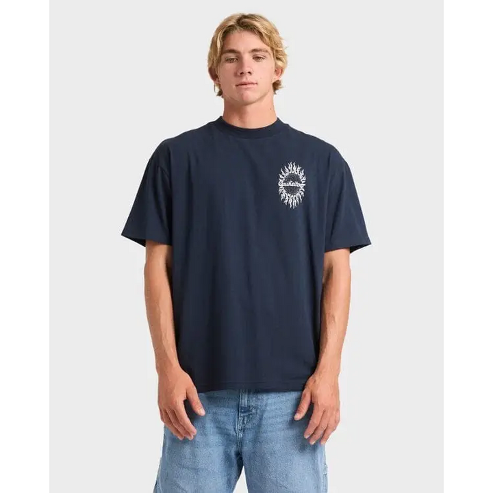 Quiksilver Interconnect T-Shirt Dark Navy S 