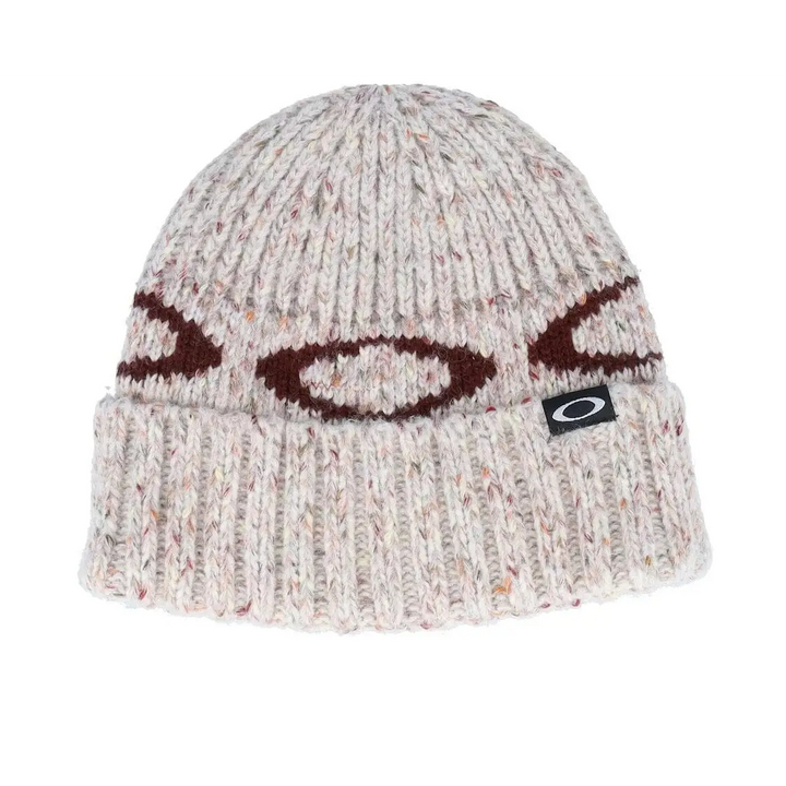Oakley Ellipse Ribbed Womens Beanie Arctic White 