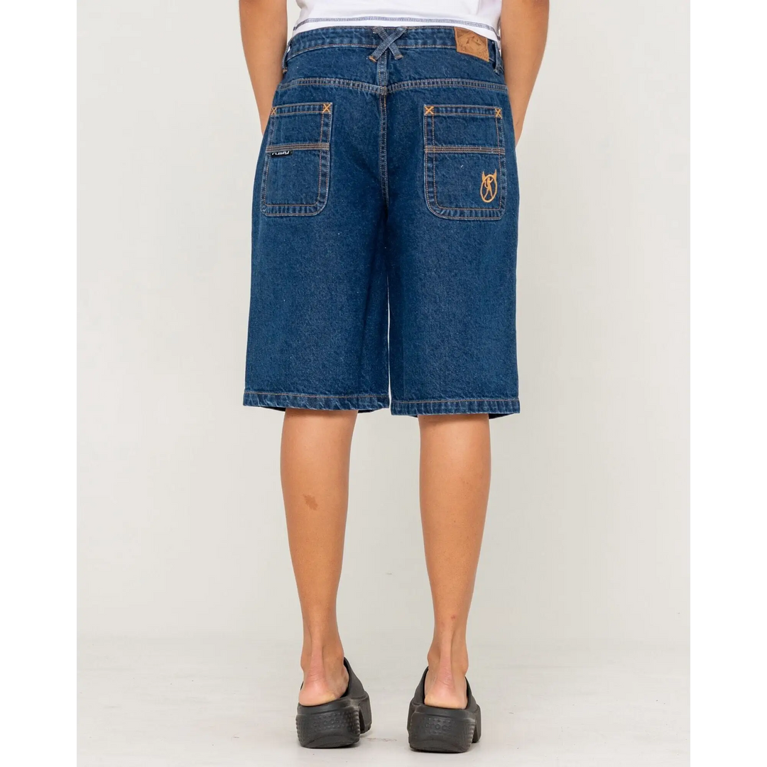 Rusty Bethany Baggy Low Rise Denim Jorts 