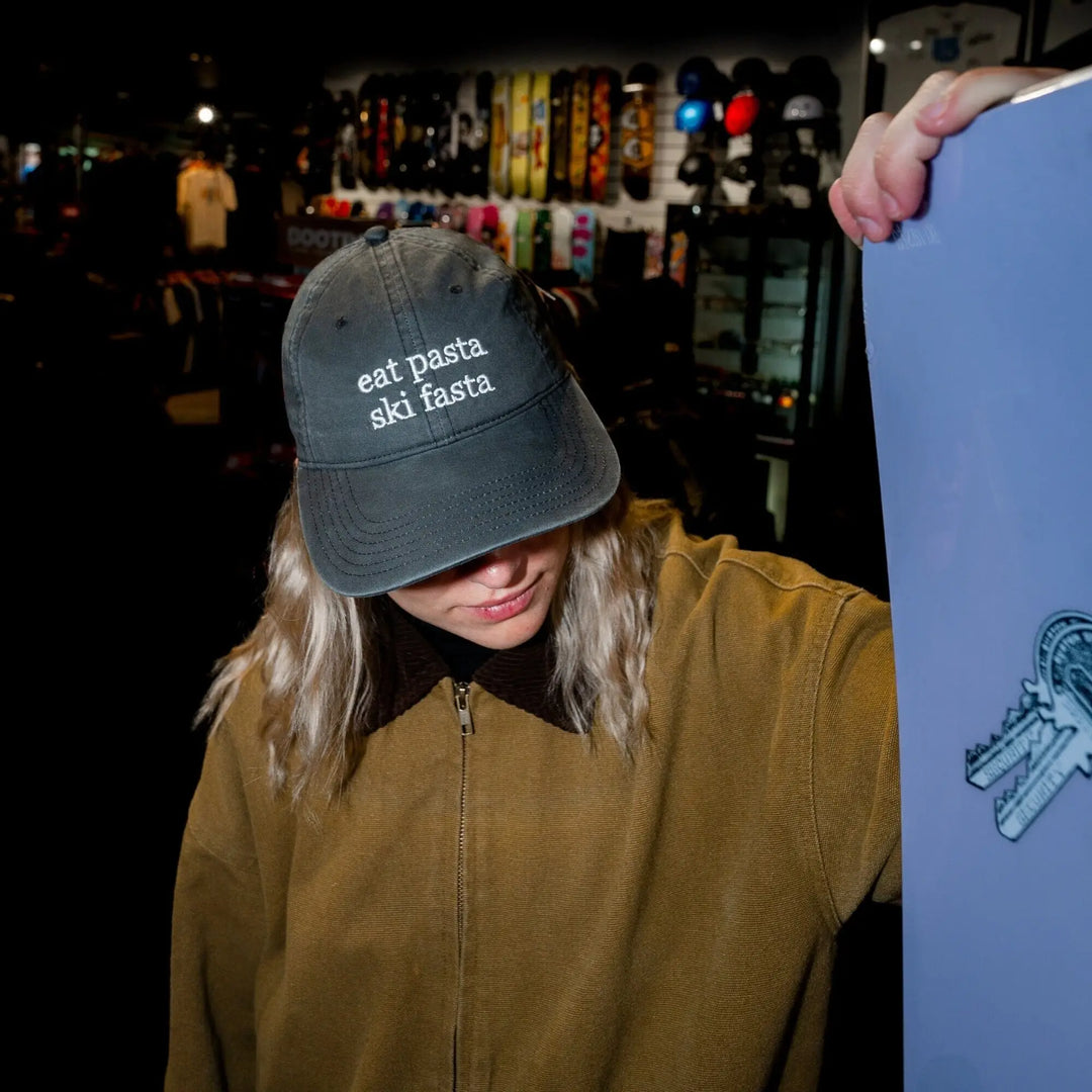 BaseNZ Eat Pasta Ski Fasta Rad Dad Cap 