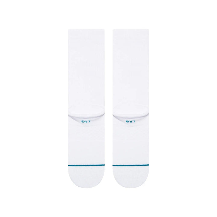 Stance Icon Crew Socks - White / Black 